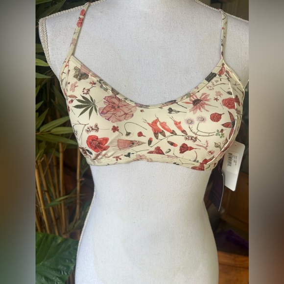 L Space by Monica Wise bra crochet back NWT. Large - Picture 3 of 16